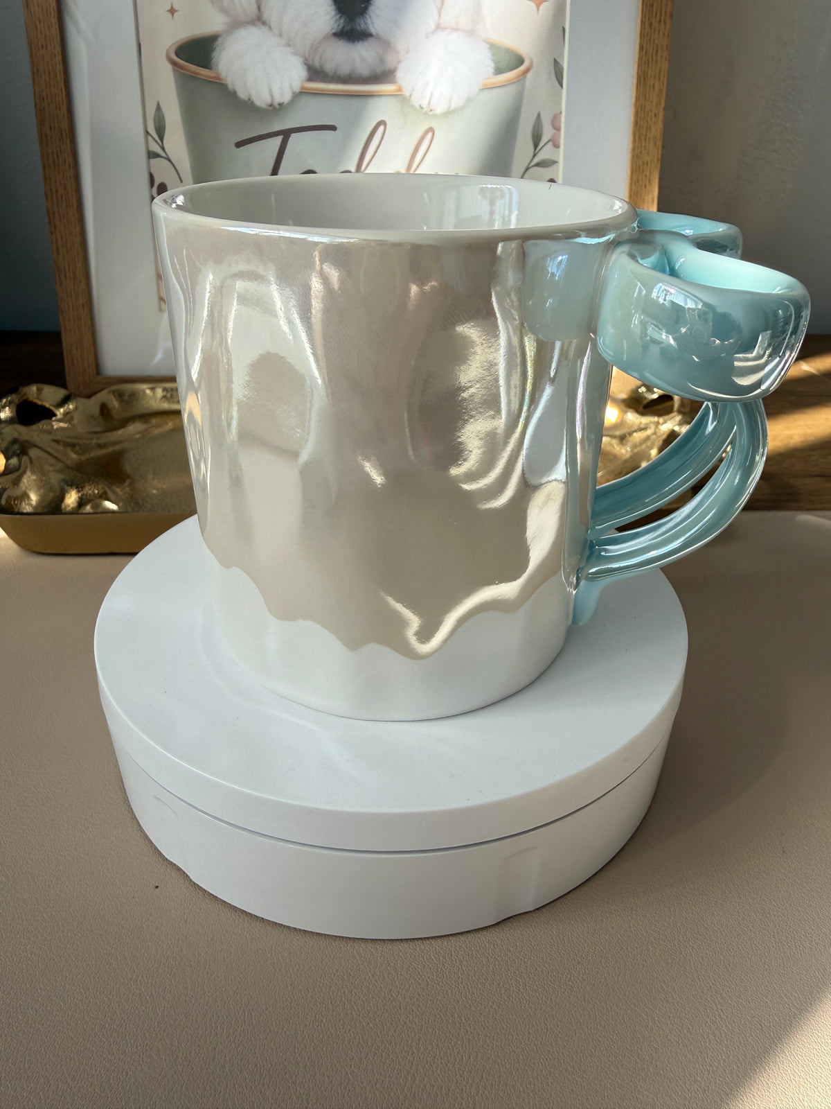 Pearl Bow Ceramic Mug